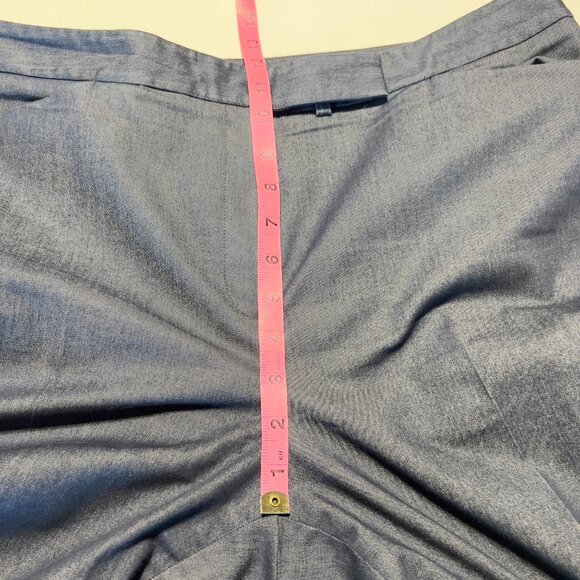 Jones New York Signature Boardroom Slim Ankle Pants in Blue — Size 16 - Picture 12 of 14